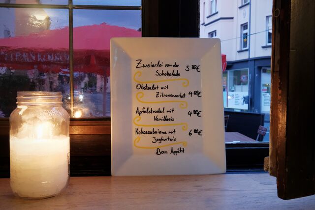 Unsere aktuelle Dessertkarte