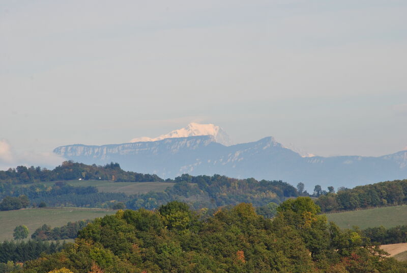 vue sur le Mont Blanc