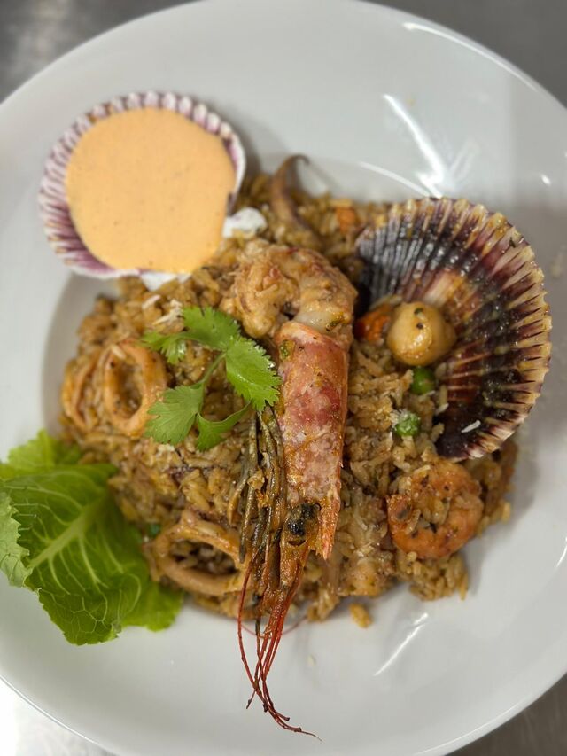 ARROZ CHAUFA DE MARISCOS