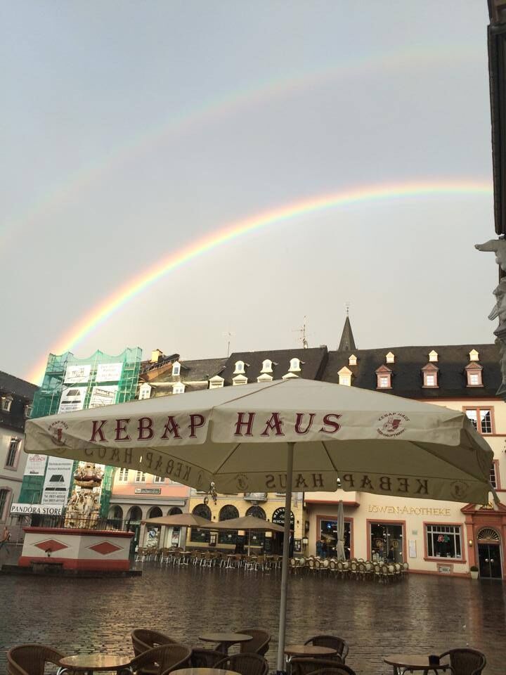 Regenbogen nach einem Gewitter