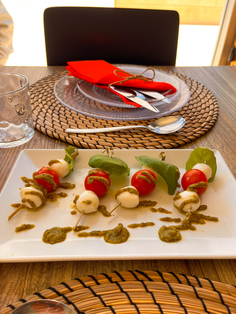 Espetadas de mozarela 