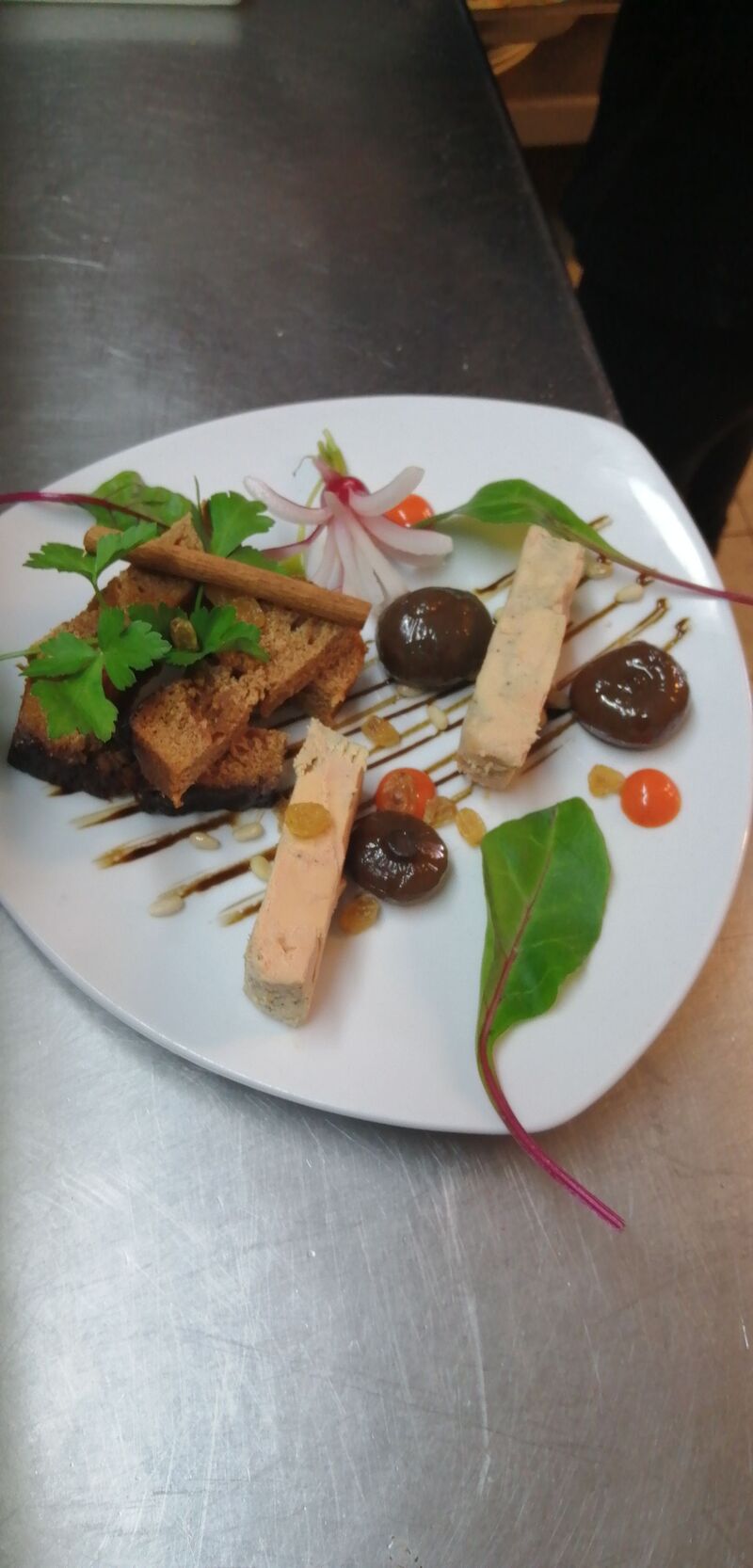 Foie gras et pain d'épices maison 