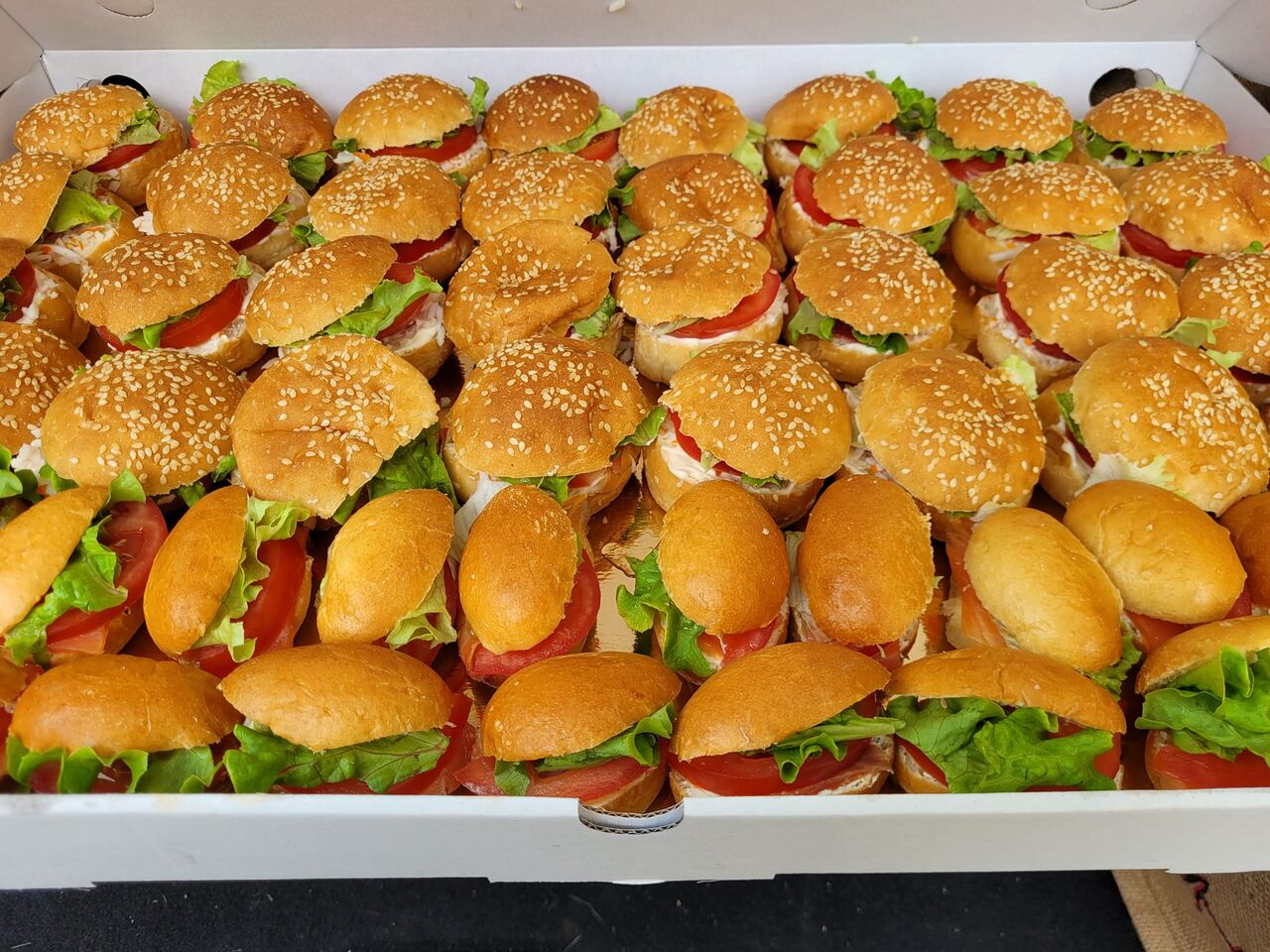 Mini hamburger/navette