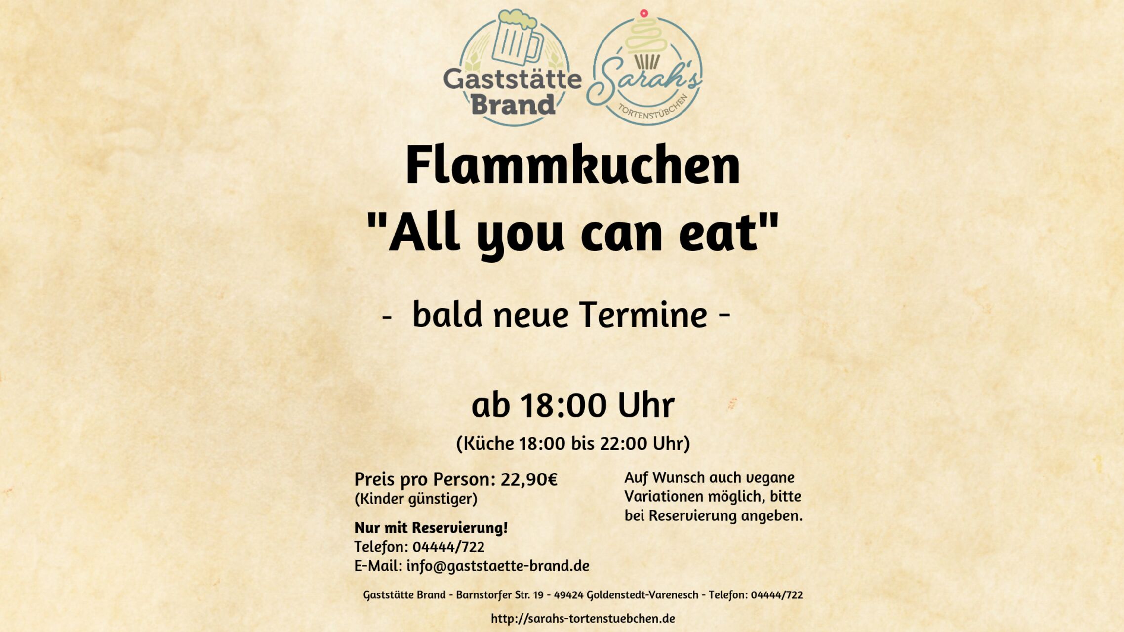 Flammkuchen "All you can eat"