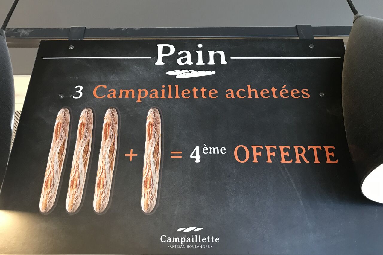 3 campaillettes achetées
