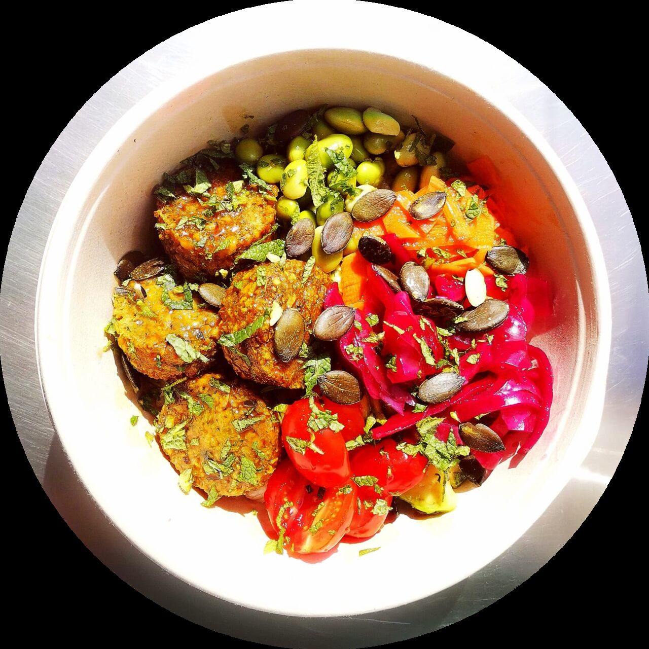 FALAFEL poke and cream