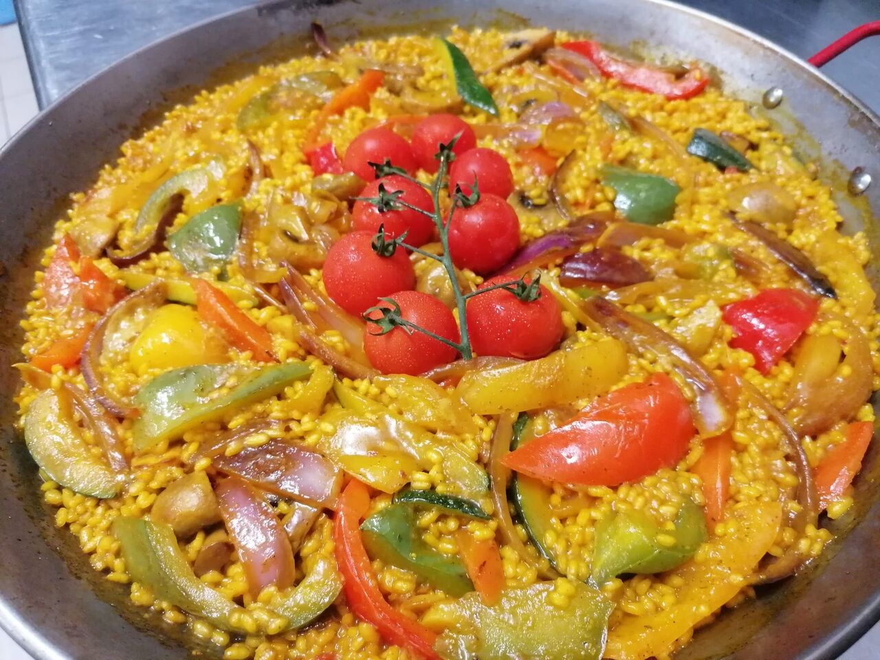 Vegetarische Gemüse-Paella