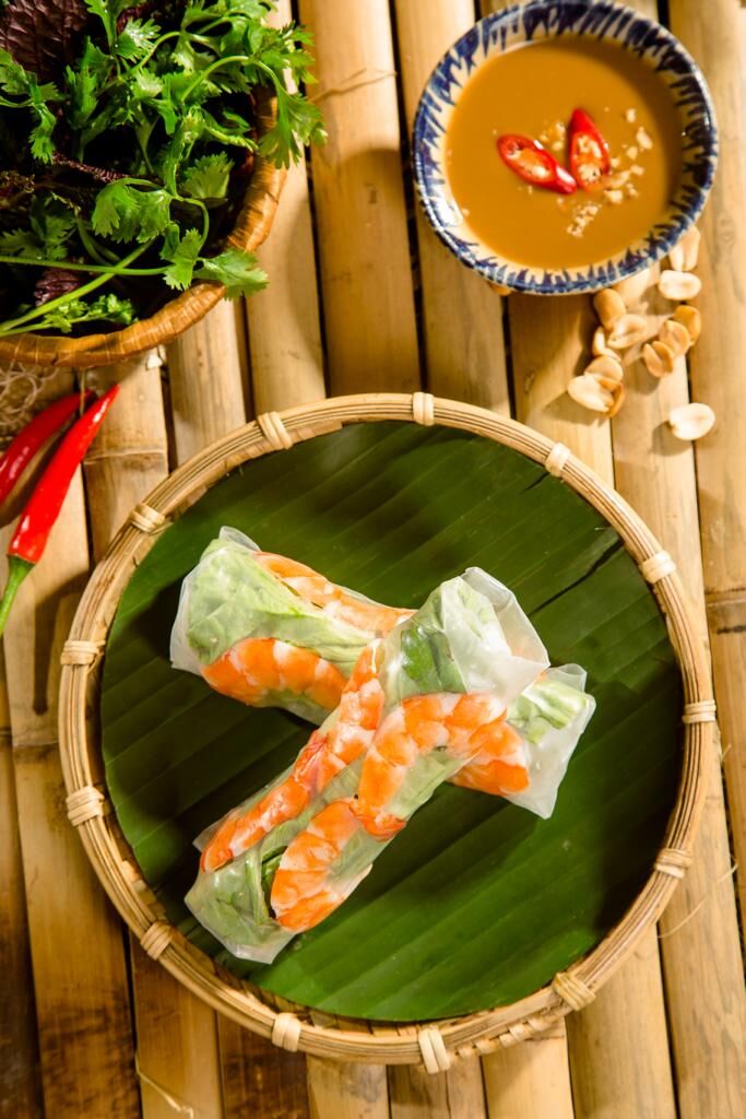 Sommerrollen mit Garnelen