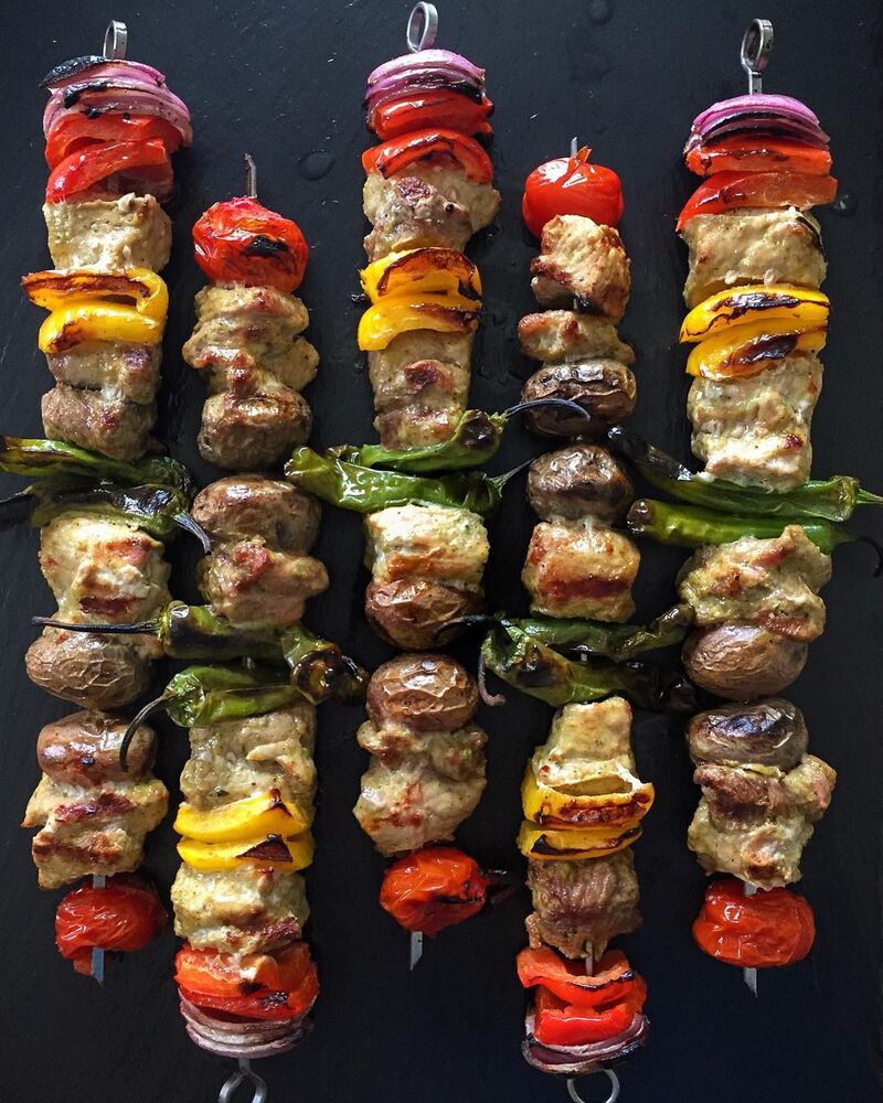 Brochettes agneau