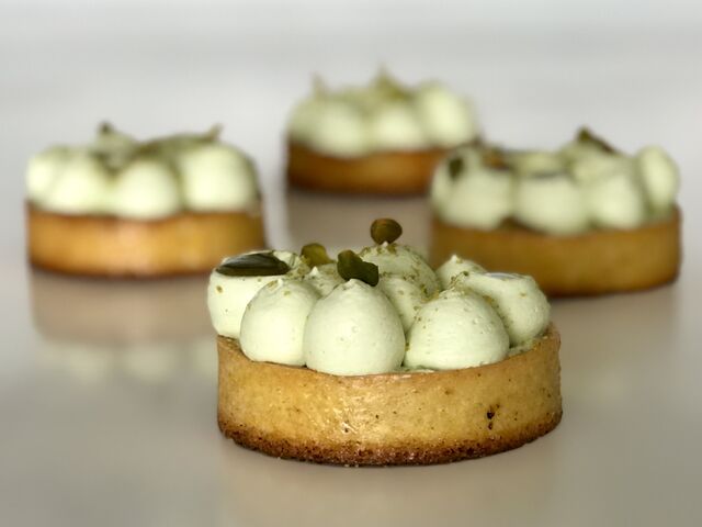 Tartelette à la pistache