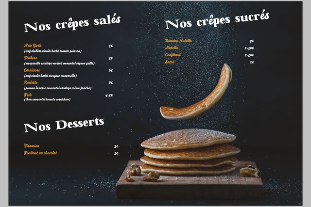 Crêpes salé et sucré... 
