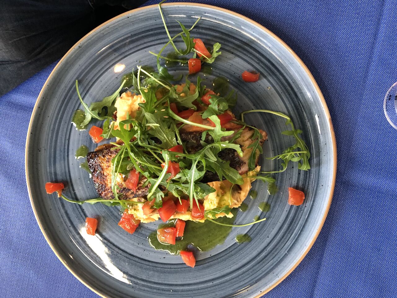 Lachsfilet & Mediterraner Kartoffelstampf