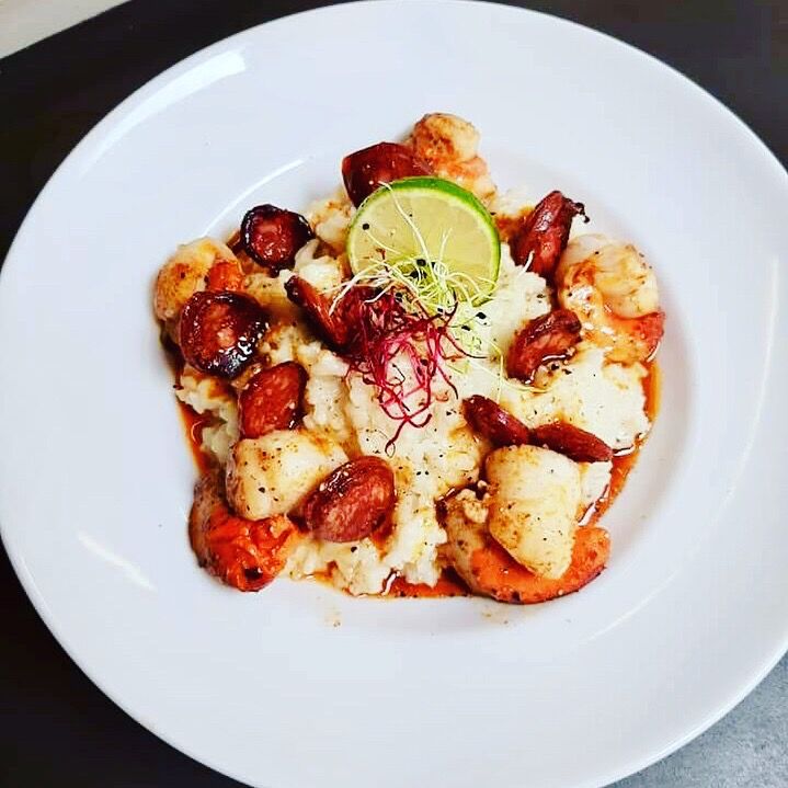 Risotto aux Saint-Jacques et chorizo