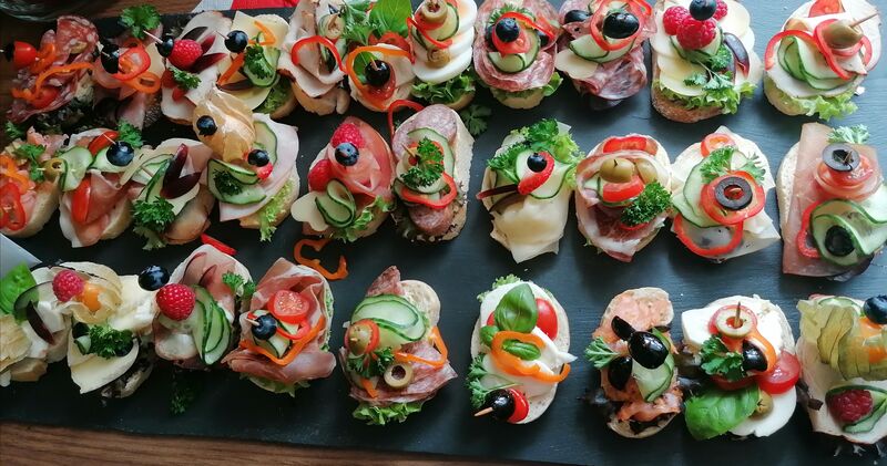 Catering - Verschiedene Canapés 