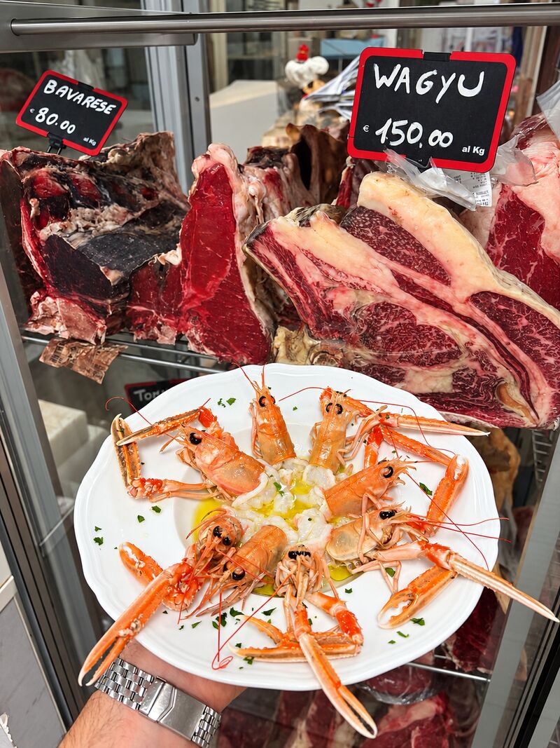 Crudité di scampi