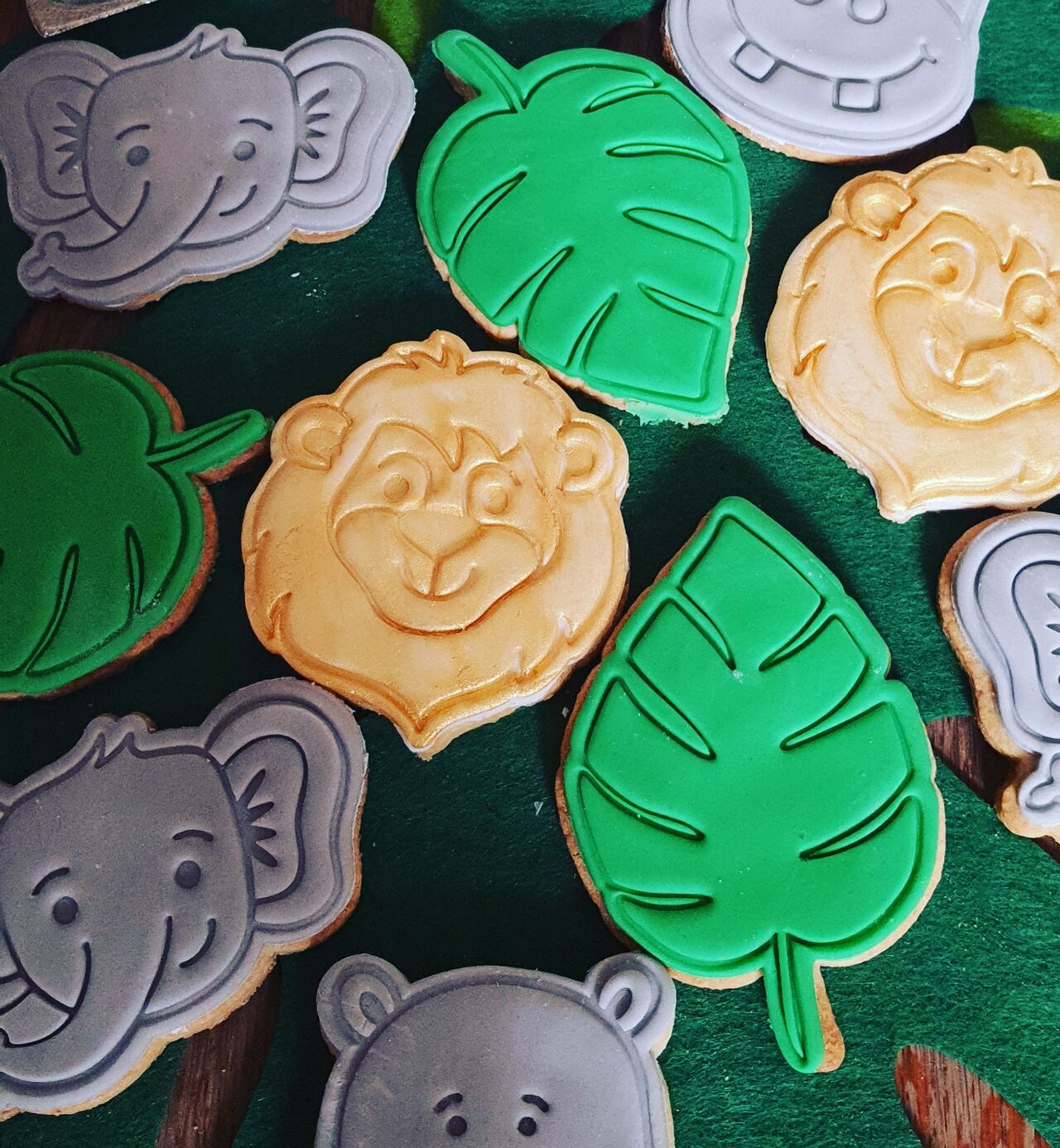 Sablés thème jungle 