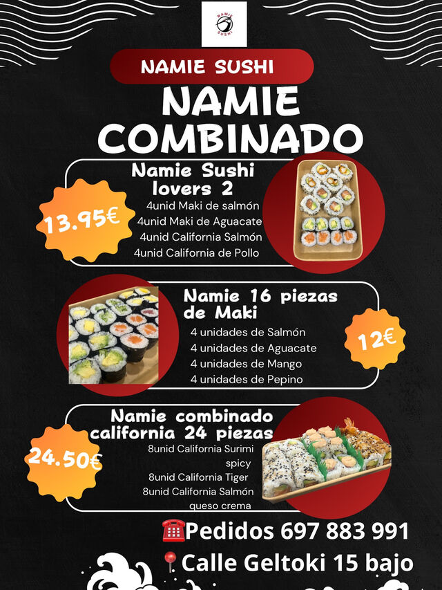 Promo Namie combinados 