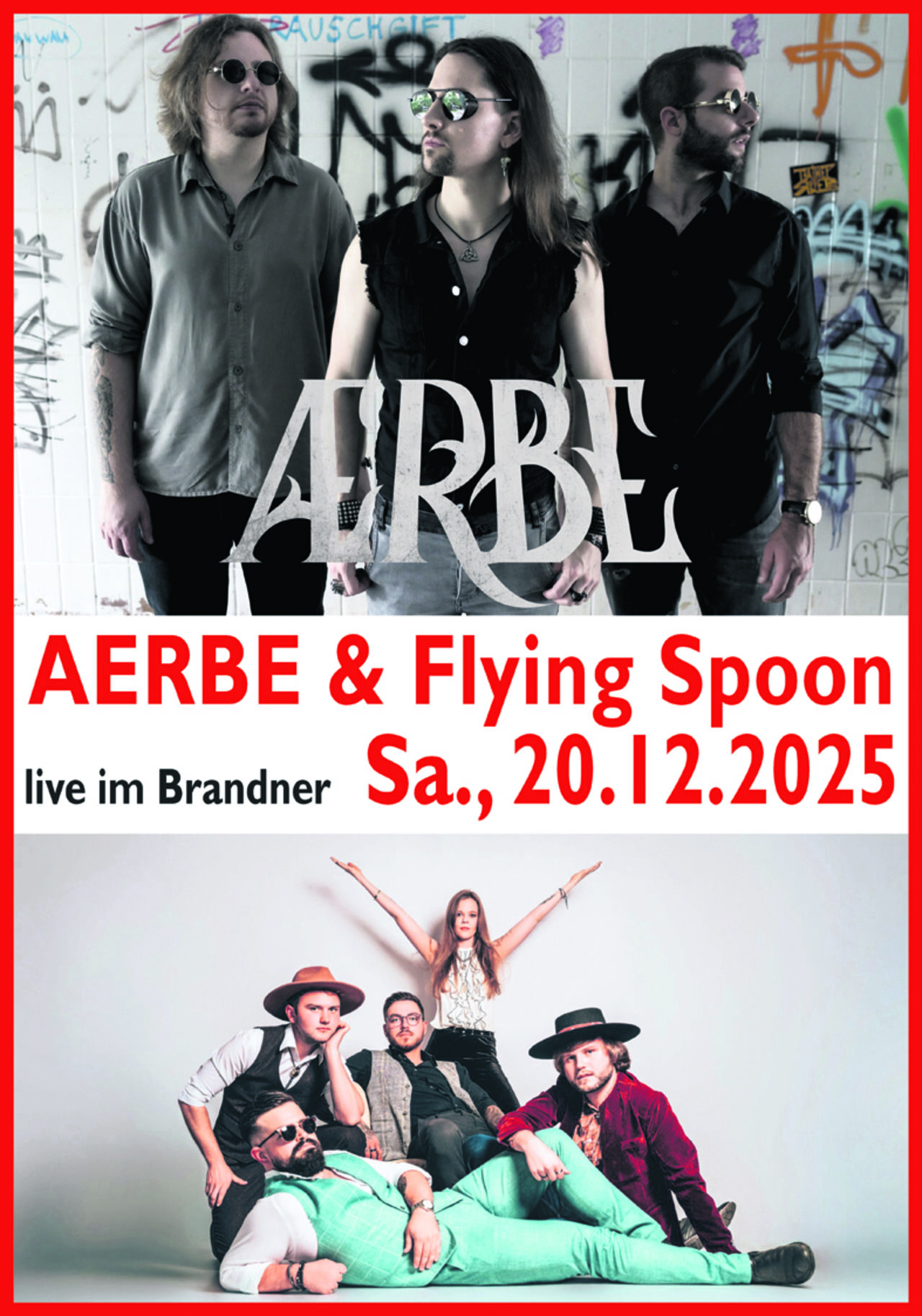 ÆRBE & Flying live im Brandner