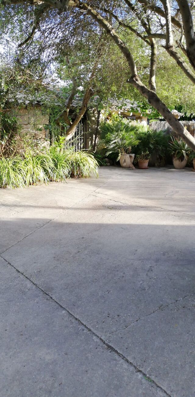 La terrassa està preparada