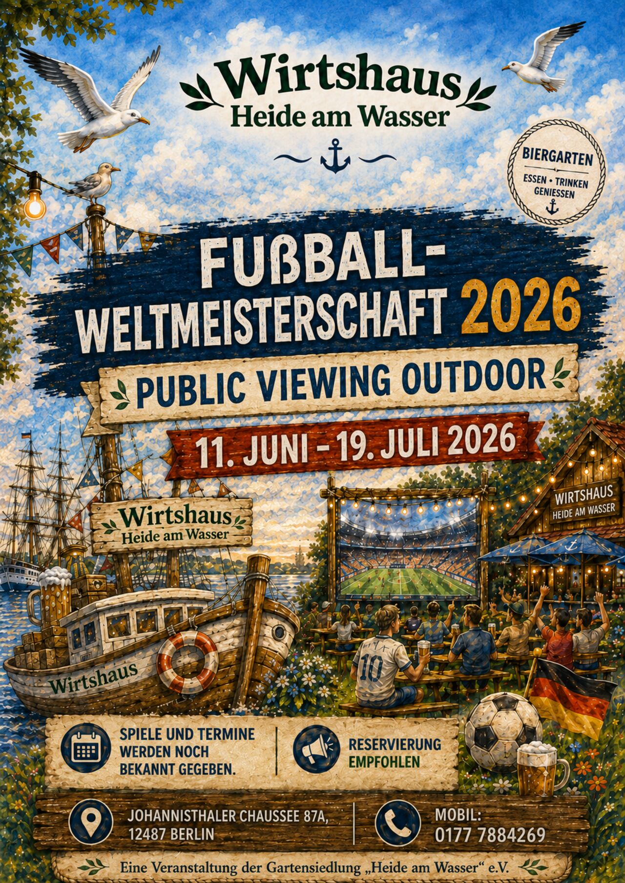Fußball WM 11.06. - 19.07.2026