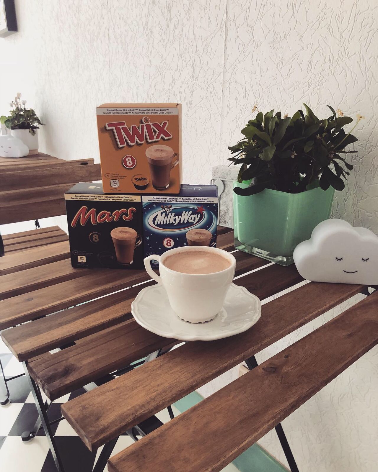 Chocolat chaud Milkyway, Twix, Mars ? 