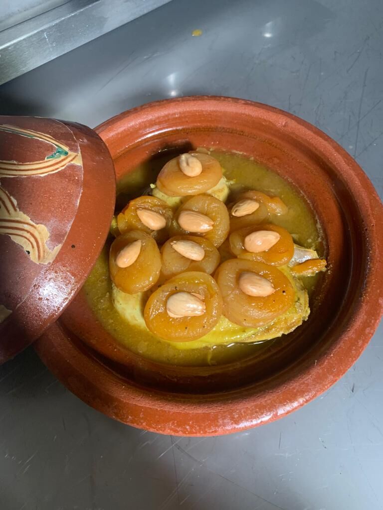Tajine poulet/abricot