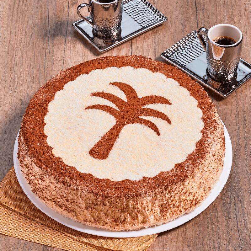 MOKA FAVORI
Dès 2€ la part
Crème noix de coco et génoise nature, relevées d'une pointe de Grand Marnier®
