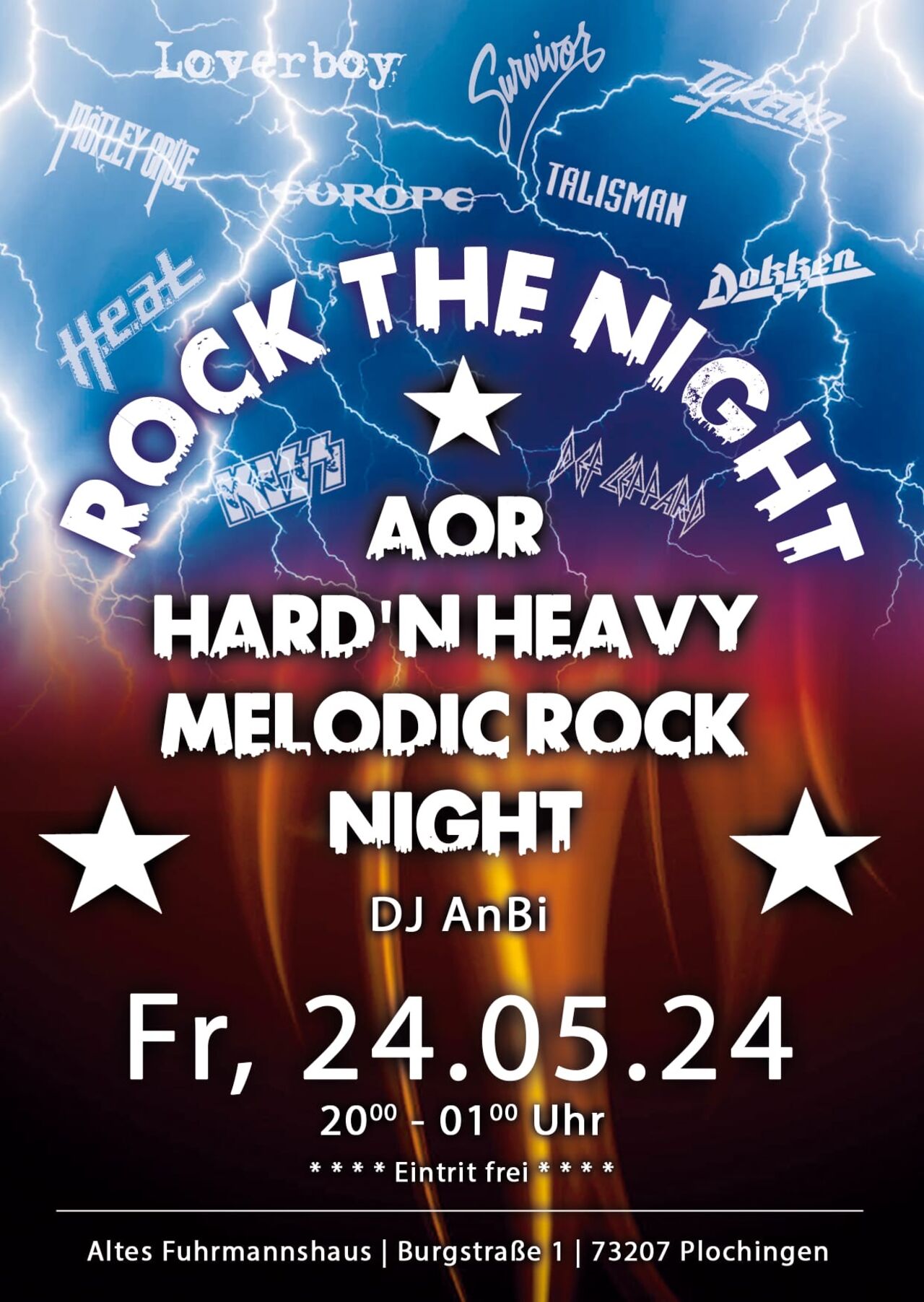 Rock DJ bei uns im Fuhrmannshaus!