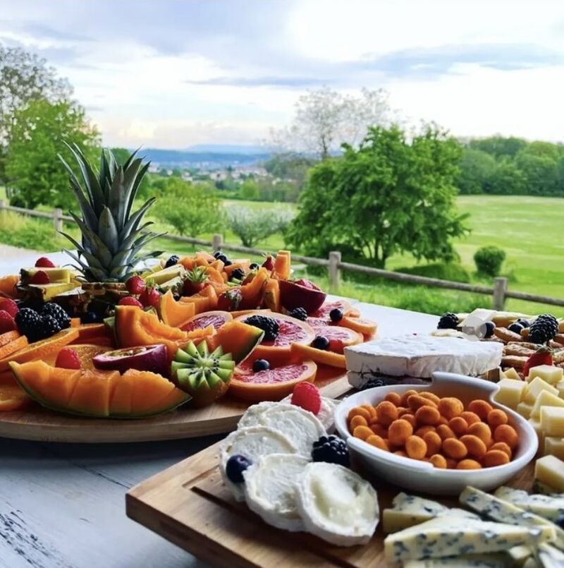 Planches de fromages & fruits