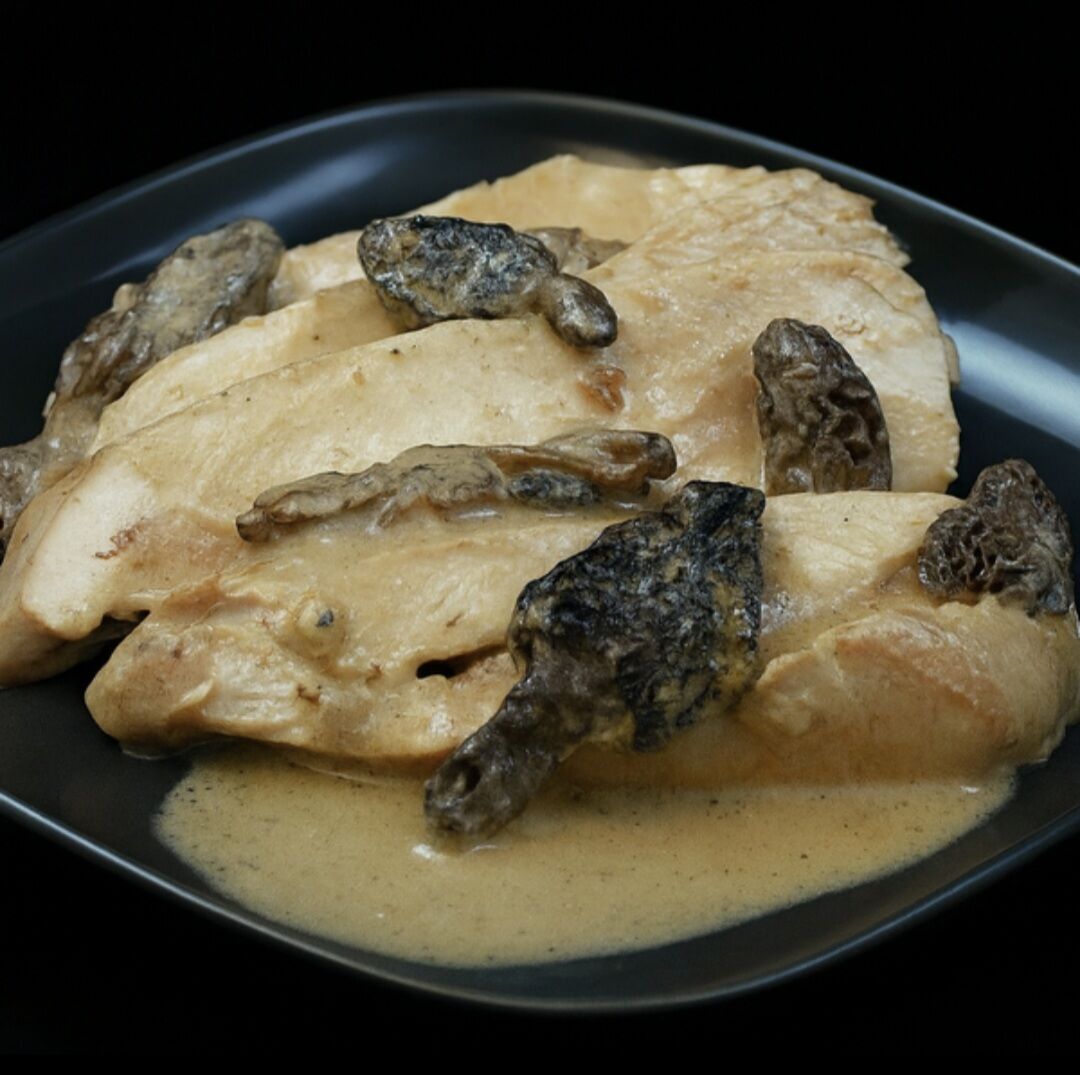 Supreme de volaille sauce forestière 