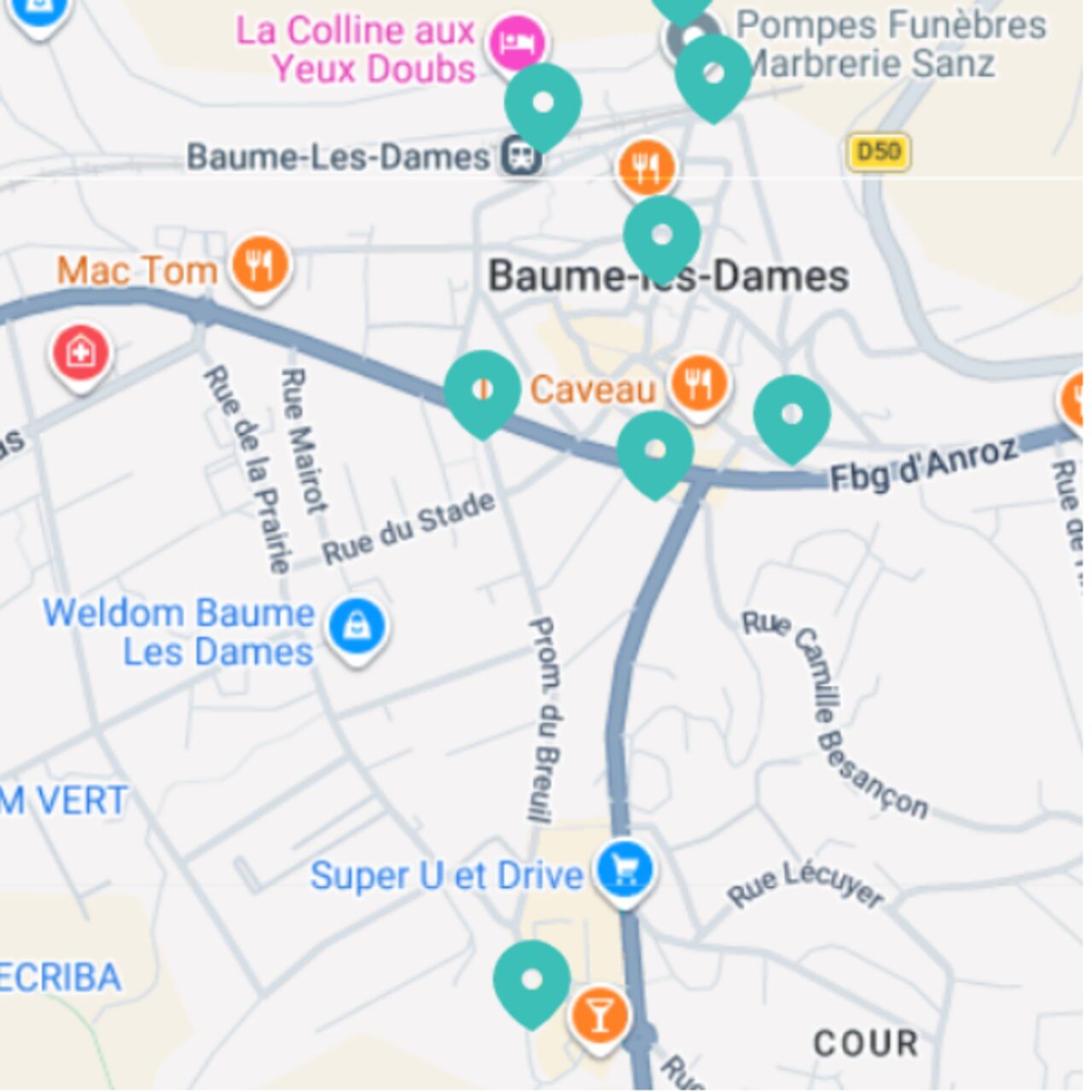 📍 Lundi : Baume-les-Dames (Parking Weldom)