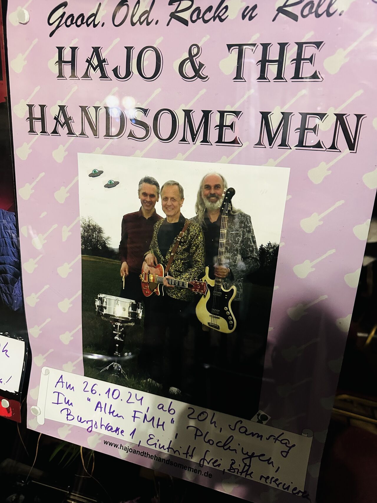 Hajo & The Handsome Men am Samstag, 26.10.24, ab 20 Uhr