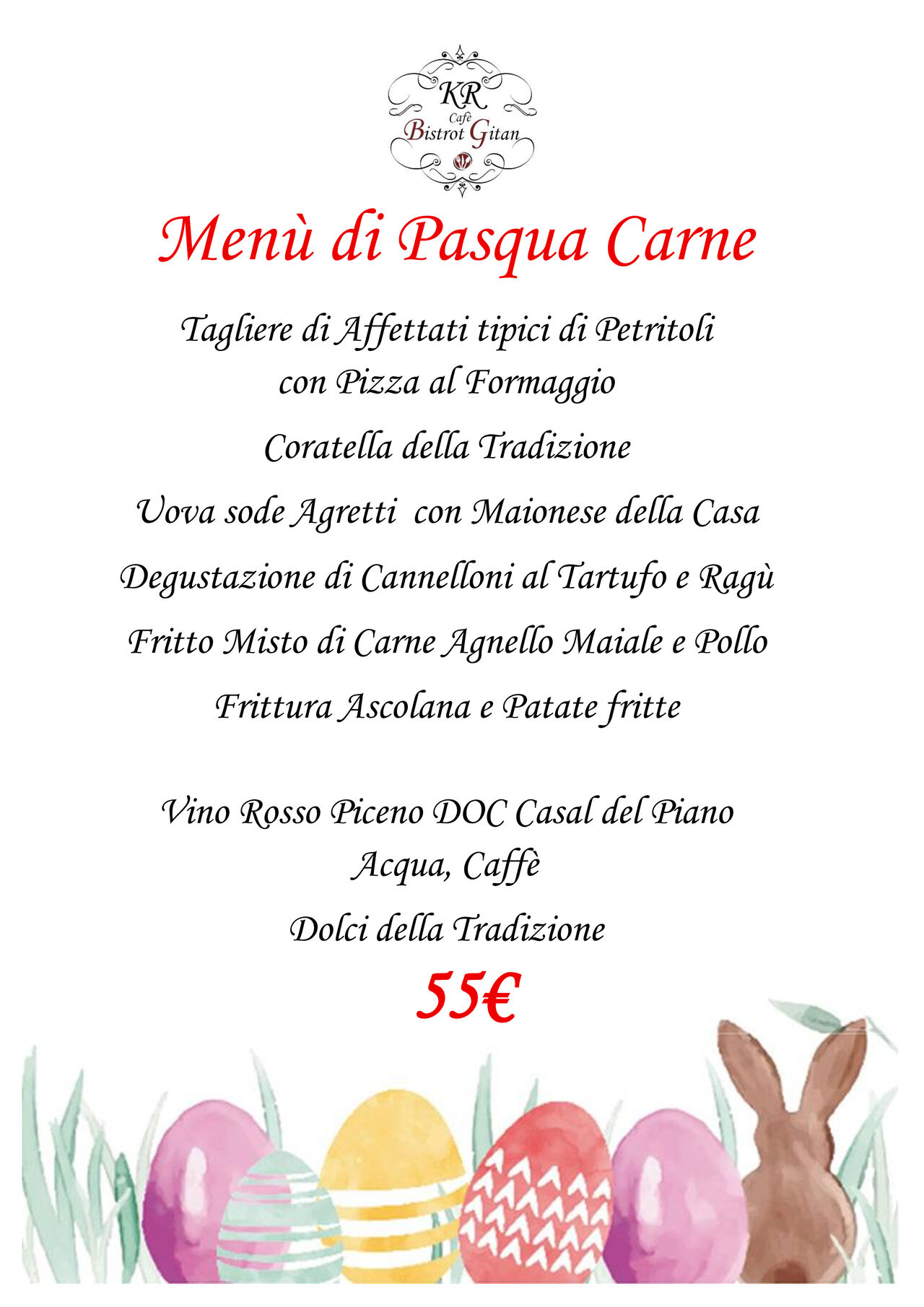 Pasqua Menù Carne