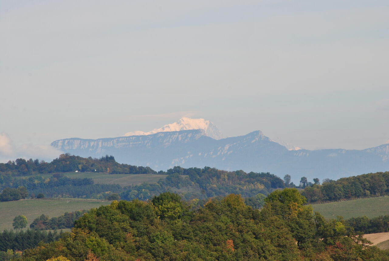 vue sur le Mont Blanc
