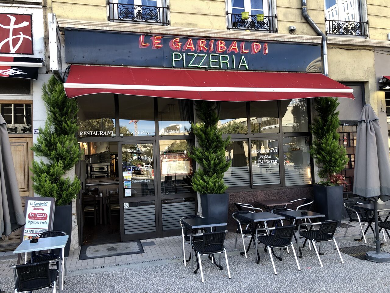 Venez apprécier notre terrasse pendant les beaux jours