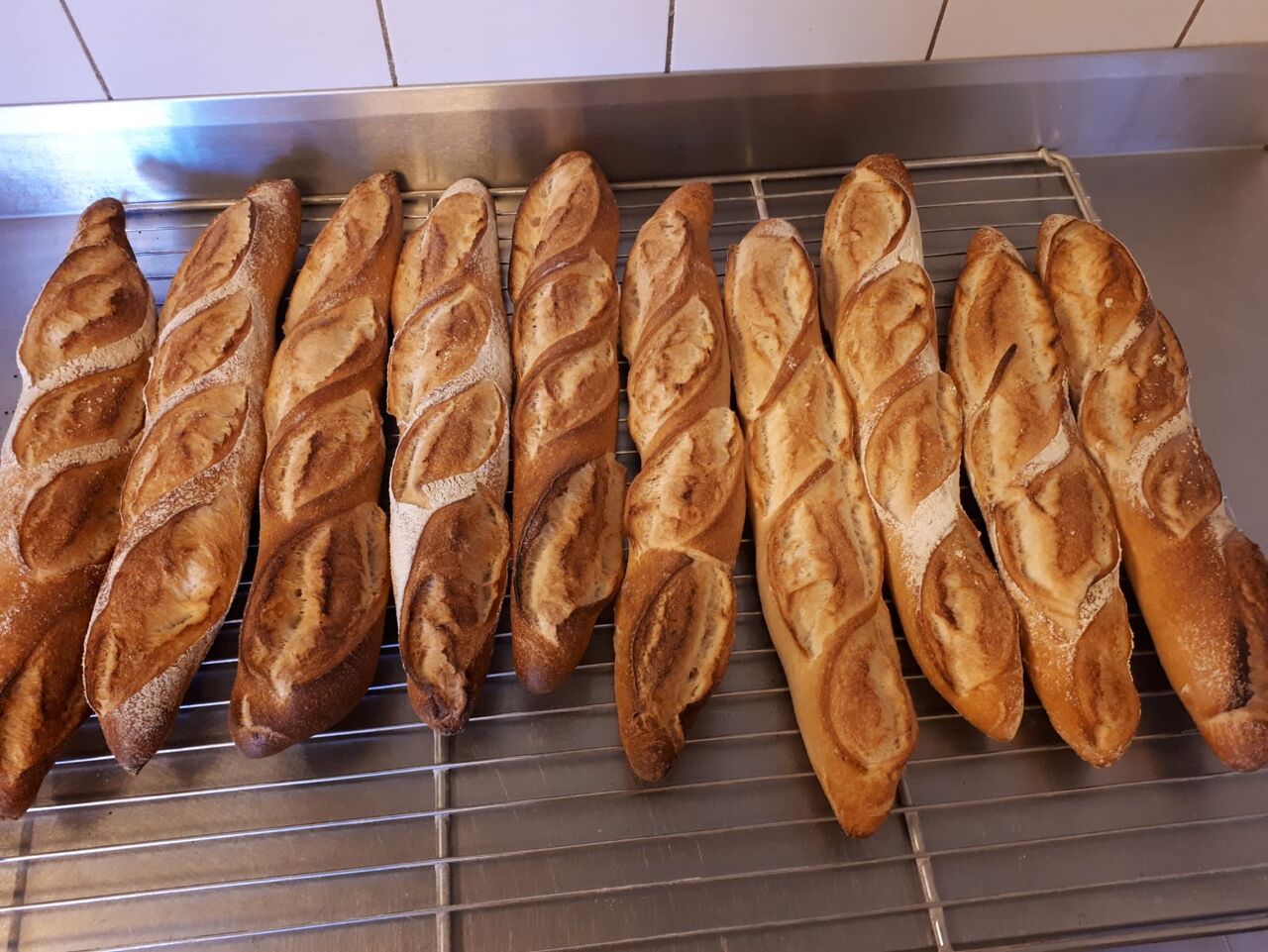 Nos baguettes farinées