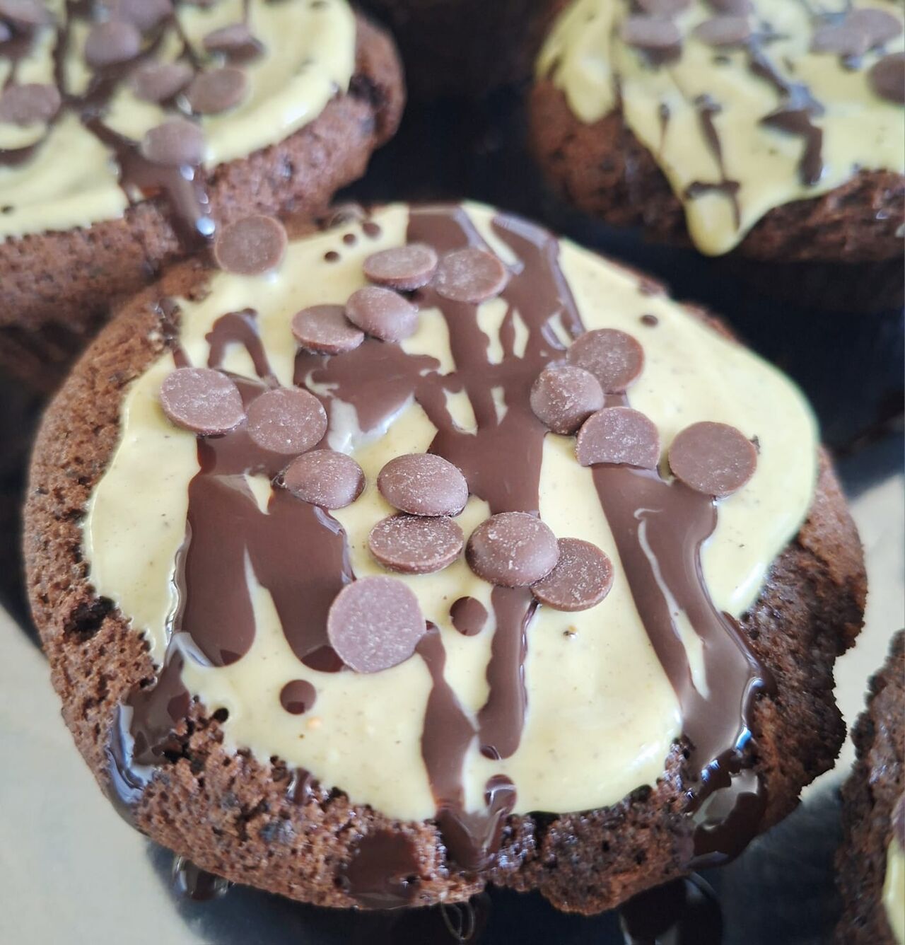 Schoko/Pistazien Muffin