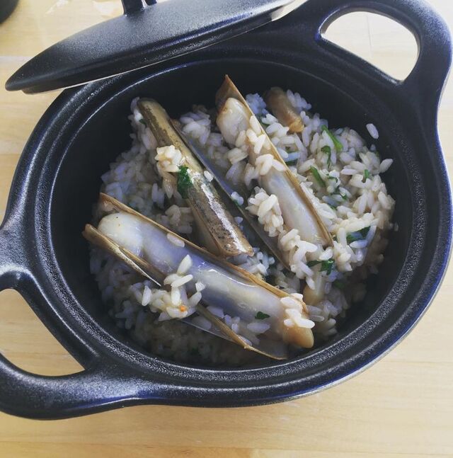 Arroz de lingueirão