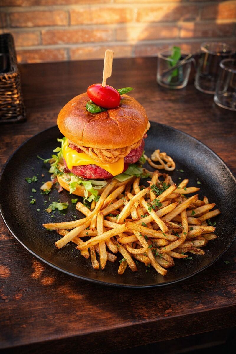 Classic cheese burger 
