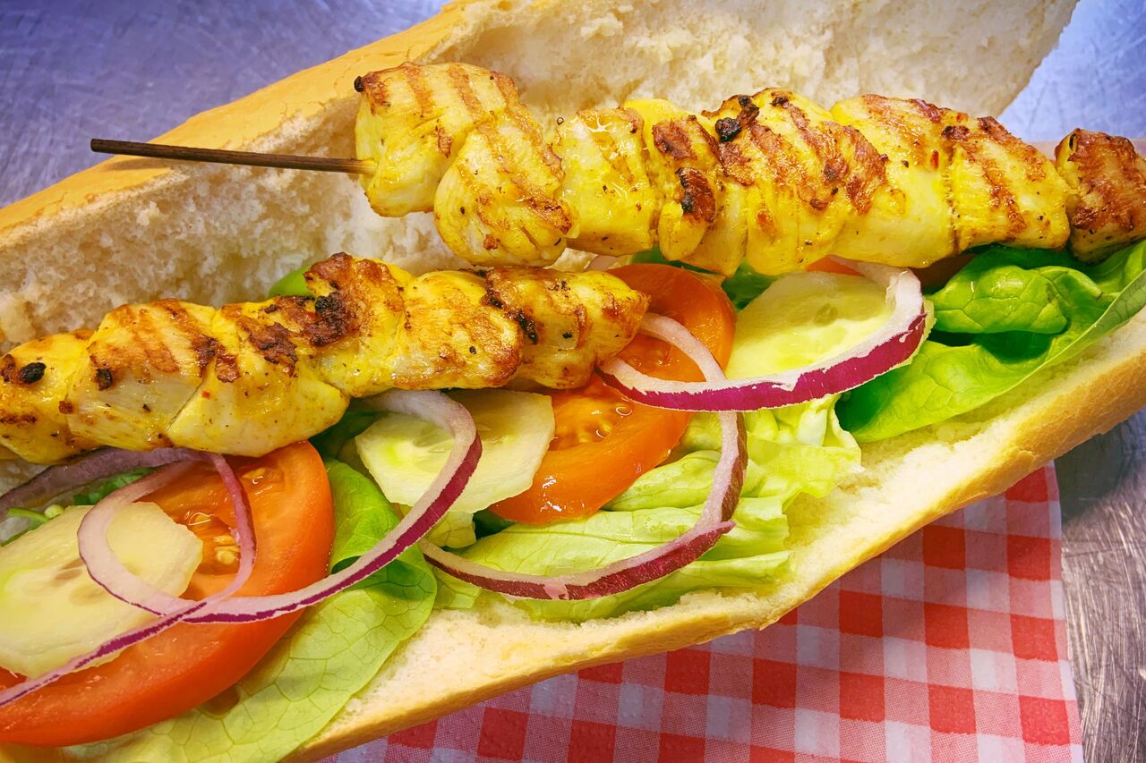 Broodje souvlaki