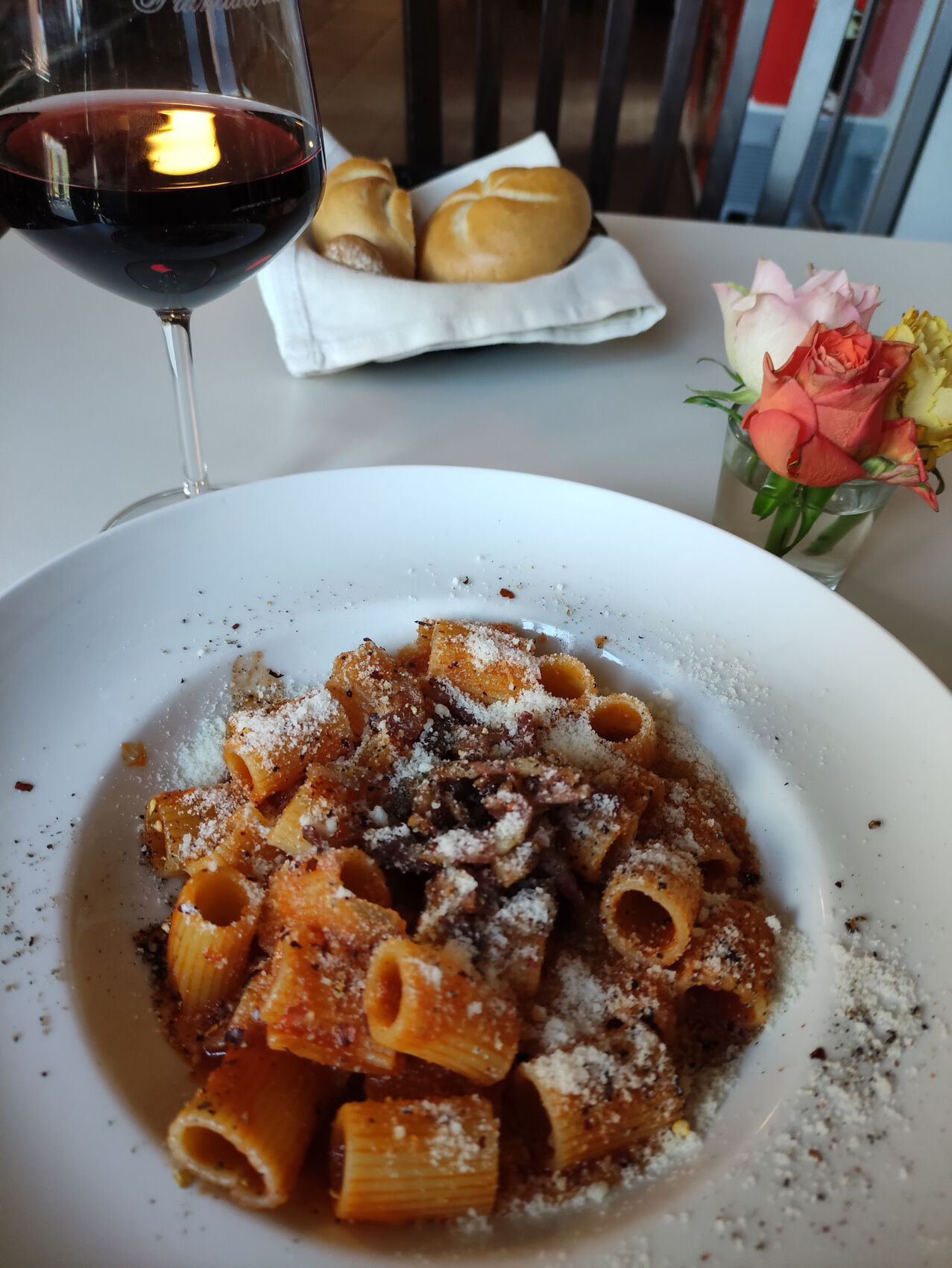 Mezzemaniche all'Amatriciana