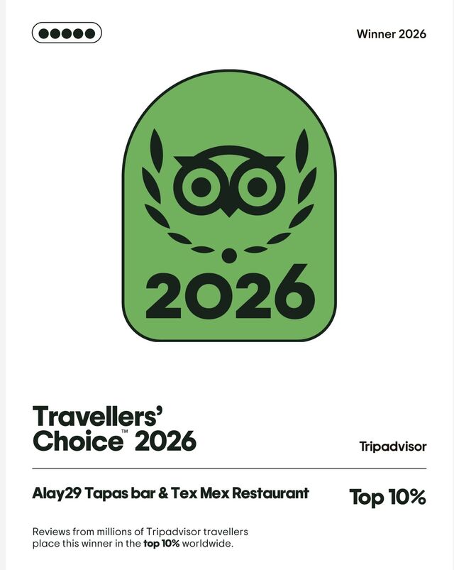 Winner Travelers choice Award 