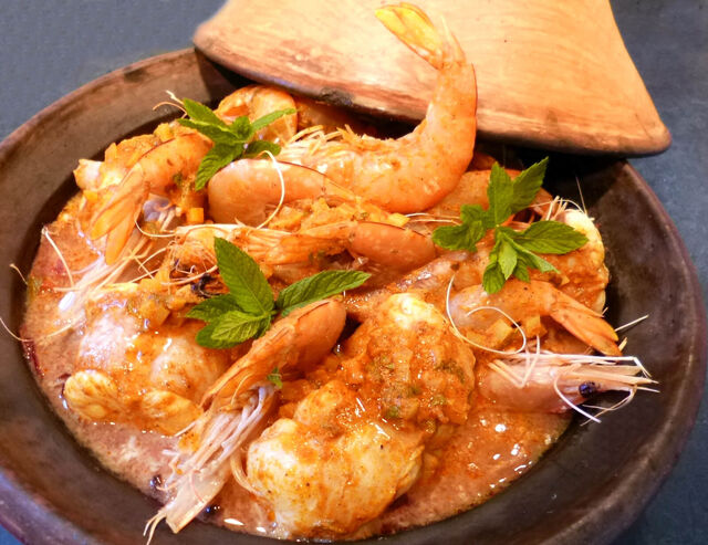 Gambas Masala (grillées et servies dans une sauce Masala façon Indienne)