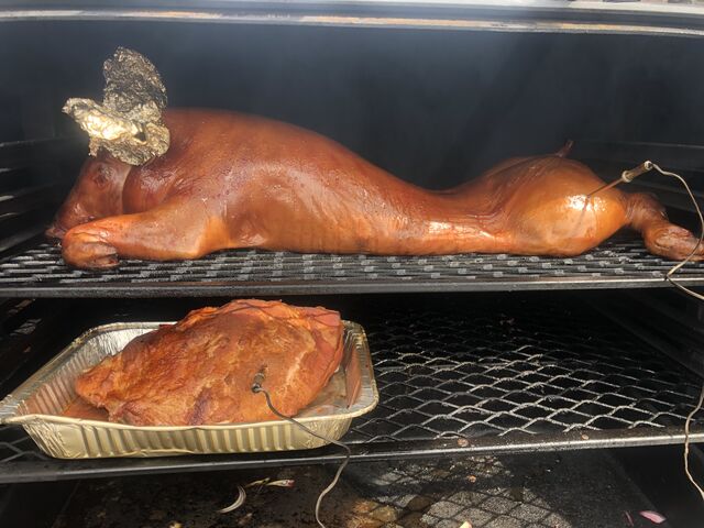 Cochon de lait au smoker 