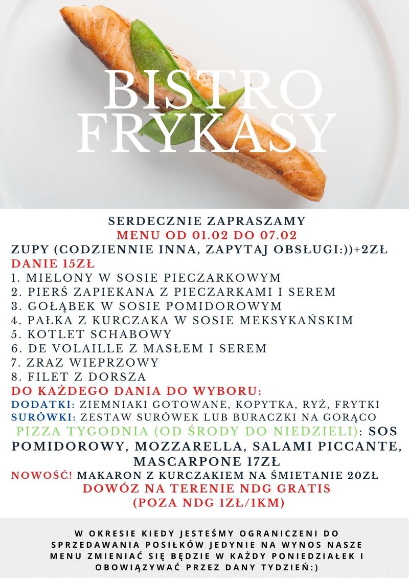 Menu od 01.02 do 07.02