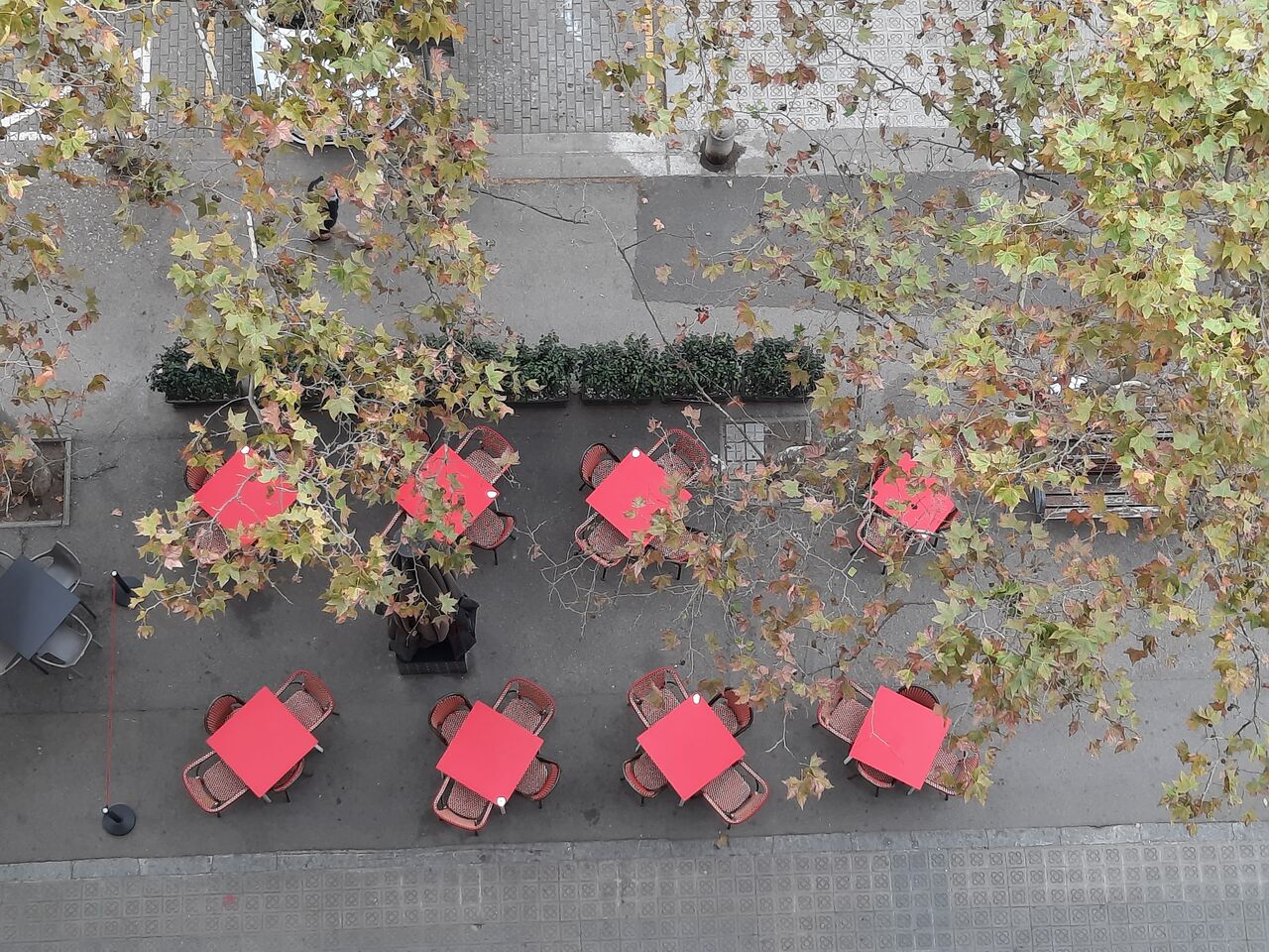 Terraza desde arriba