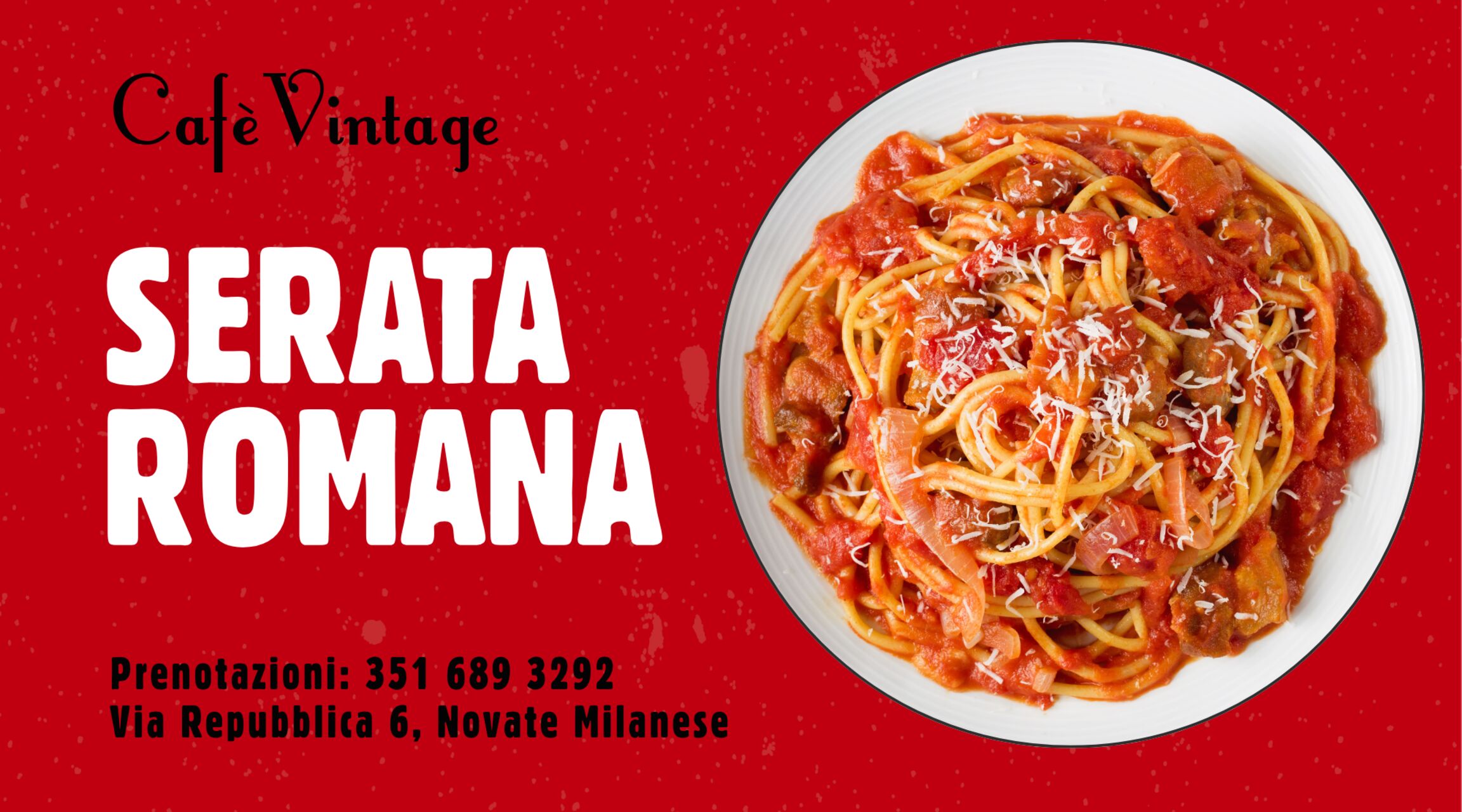 Serata romana - 14 novembre, dalle 20:30