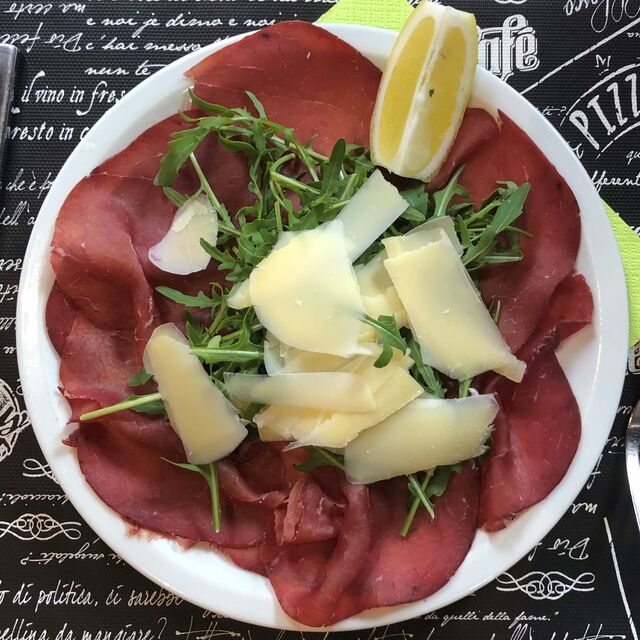 Bresaola, rucola e grana