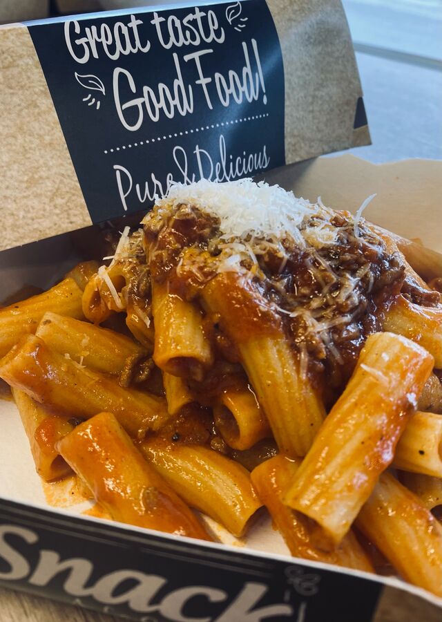 Rigatoni alla bolognese