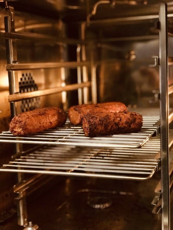 Huisgemaakte grill worst